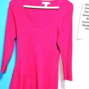 A jumper pink long sleeve